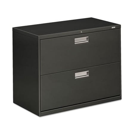 Hon HON, 600 SERIES TWO-DRAWER LATERAL FILE, 36W X 18D X 28H, CHARCOAL 682LS